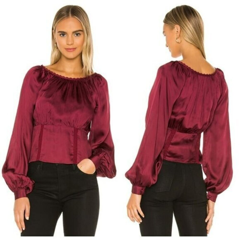 Tularosa Zane Top - Cabernet Red